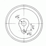 3 3/8'' tread dia - 16 spoke - Driver