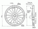 LANKY COUPLED WHEELS