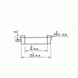 BR CLASS 2 DOME BUSH & FLANGE