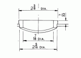 DONCASTER DOME BUSH & FLANGE