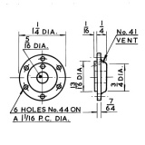 BR 84000 BRAKE CYLINDER COVER. GM