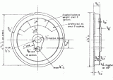 4 1/4'' tread dia - 12 spoke - Driver