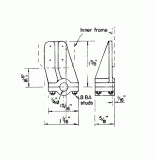 BULLDOG BRAKESHAFT BRACKETS-INNER