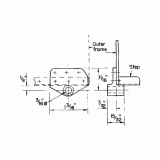 BULLDOG BRAKESHAFT BRACKETS - OUTER