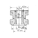 THETFORD TOWN FRONT WHEEL HUB CENTRES