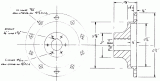 FODEN 4'' TR HALFSHAFT DRIVE DISC