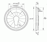 3 15/16'' tread dia - 15 spoke - driver