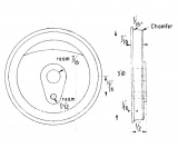 3'' tread dia - 14 spoke - Driver