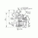 BRITANNIA REVERSE GEAR BRACKET AND WHEEL