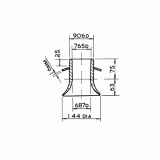 DERBY 2P PETTICOAT PIPE