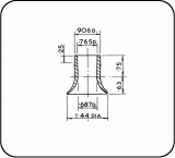 DERBY 4F PETTICOAT PIPE