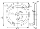 4 1/8'' tread dia - 18 spoke - Driver