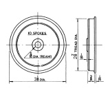 GWR 43XX TENDER WHEELS