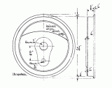 3 1/2'' tread dia - 14 spoke - Driver