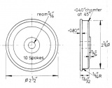 FIREFLY PONY & TRAILING WHEELS T11
