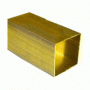 BRASS SQUARE TUBE 1/4''