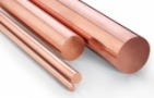 Copper Drawn Round Rod