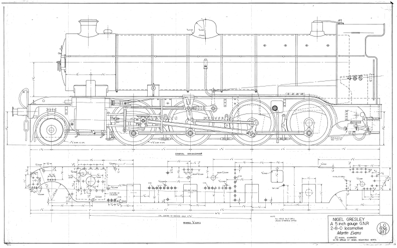 5 inch gauge locomotive plans on sale