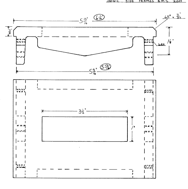 NYCHR BOGIE FRAME STRETCHER Model Engineering Supplies