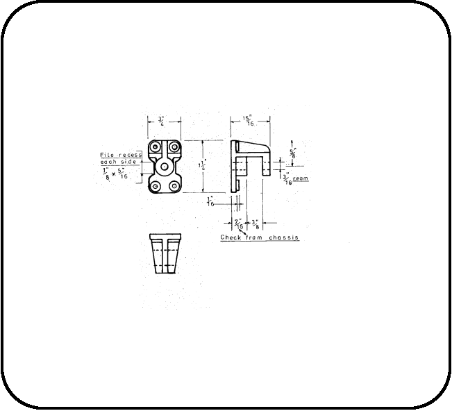 PADDINGTON BRAKE HANGER BRACKETS LW Model Engineering Supplies
