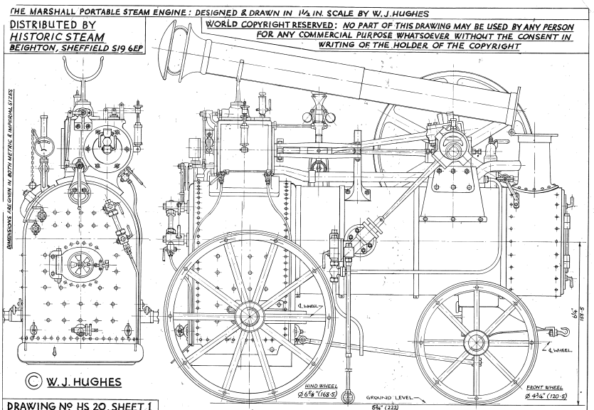 MARSHALL DRAWINGS 25 SHEETS Model Engineering Supplies