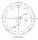 4 3/4'' tread dia - 21 spoke - Coupled