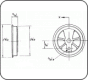 2 1/8'' tread dia