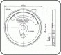 6 5/8'' tread dia - 19 spoke