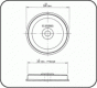 3 3/4'' Tread Dia - 10 Spokes