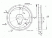 5 1/16'' tread dia - 14 spoke