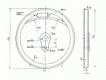 7 3/16'' tread dia - 21 spoke