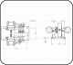 MASTER HORIZONTAL PARALLEL TWIN CYLINDER