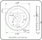 3 5/8'' tread dia - disc