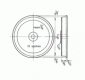 2 15/16'' Tread Dia - 12 spokes