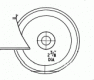 2 7/16'' Tread Dia - 10 spokes