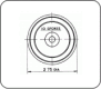 2 9/16'' Tread Dia - 10 spokes