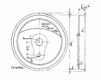 3 1/2'' tread dia - 14 spoke - Driver