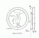 3 13/16'' tread dia - 15 spoke - coupled