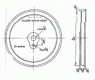 4 7/8'' tread dia - 20 spoke - Coupled