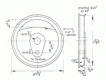 3 3/8'' tread dia - 14 spoke - Driver