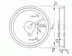 3'' tread dia - 12 spoke - Driver